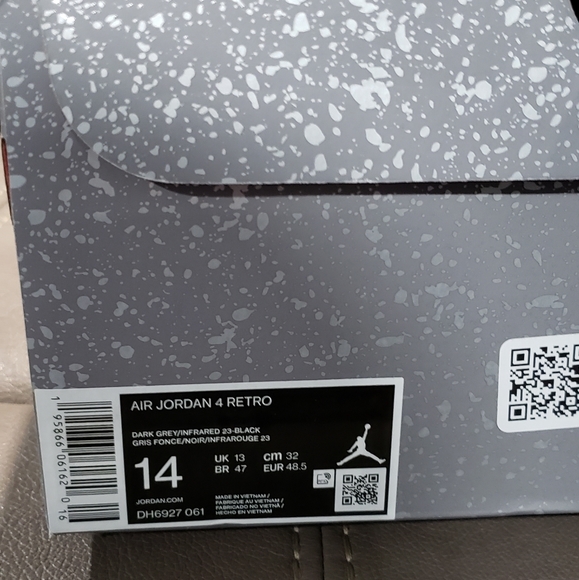 Jordan 4 Retro Infrared (Size 14) - Picture 12 of 12